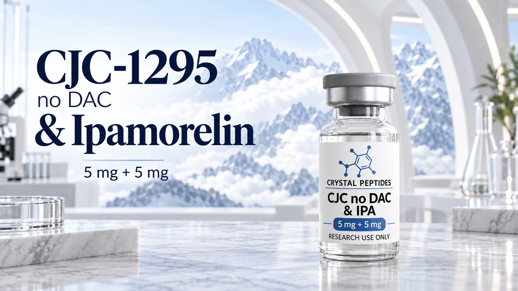 CJC-1295 ir Ipamorelin: du veikimo keliai, o ne vienas įrodytas derinys